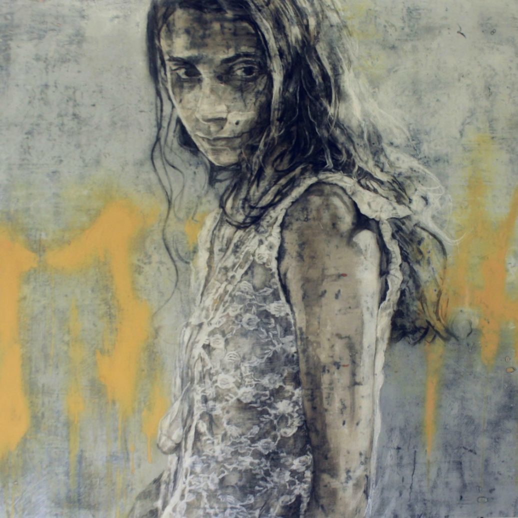 paysages, portrait, oeuvres, art contemporain, peintre, papier, paysages, peinture, paysages couleur, thierry dalat, fusain, art